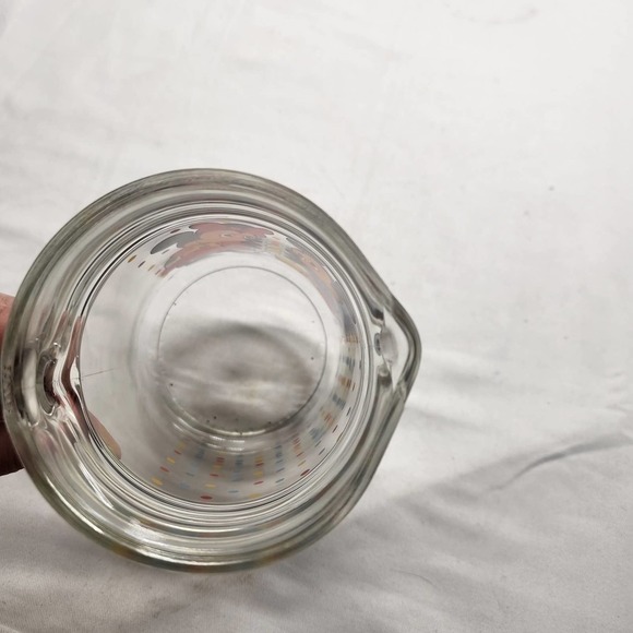 Rare BEX Disney Mickey and Minnie Mouse Glass Pitcher Made In France Heavy - Picture 4 of 8